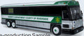 Iconic Replicas 1:87 Scale MCI D4000 Coach Riverside County Sheriff Bus
