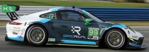 Spark 1:43 Scale Porsche 911 GT3 R #99 Hardpoint EBM 12H Sebring 2021 Ferriol/Bamber/Estep (300pcs)