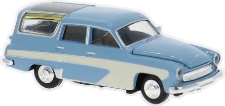Brekina  1:87th Scale Wartburg 311 Camping Blue/White 1959