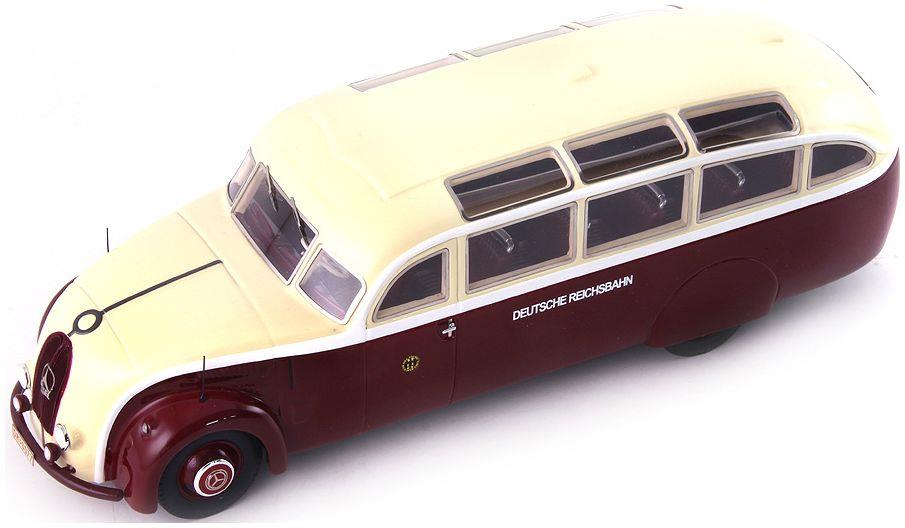 Autocult  1:43rd Scale Mercedes Benz LO 3100 Deutsche Reichsbahn' Ivory Red
