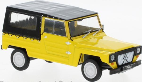 IXO 1:43 Scale Citroen Namco Pony Yellow 1975