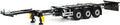 WSi 1:50 Scale Container Chassis Trailer - Black
