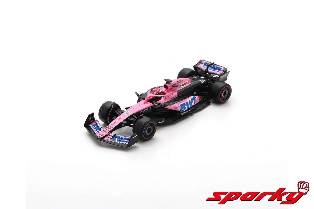 Spark 1:64 Scale Alpine A523 #31 BWT Alpine F1 Team Esteban Ocon