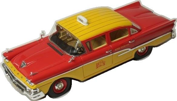 Goldvarg 1:43 Scale Ford Custom 300 Taxi 1958