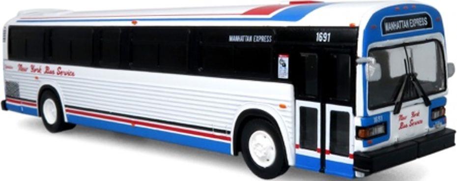 Iconic Replicas 1:87 Scale MCI Classic Suburban New York Bus Service Manhattan Express