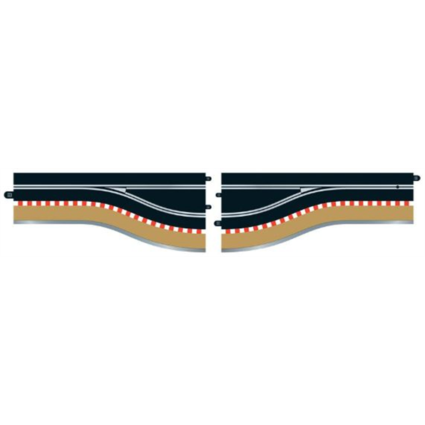 Scalextric  Scale Pit Lane Track (Left Hand) - Includes Sensor