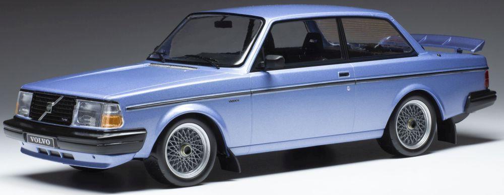 IXO 1:18 Scale Volvo 240 Turbo Custom Matt Blue 1986