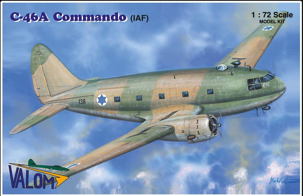 Valom 72155 1/72 Scale Curtiss C-46A Commando Israeli Air Force