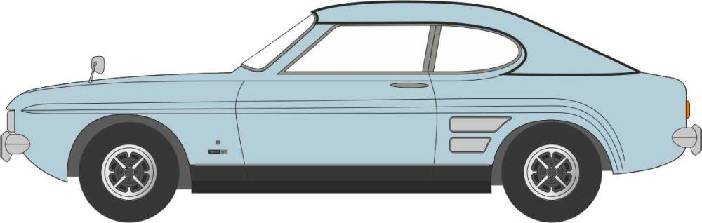 Oxford Diecast 1:76 Scale Ford Capri Mk1 Blue Mink