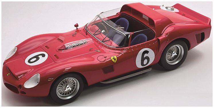 Tecnomodels 1:18 Scale Ferrari 330 TRI-LM Le Mans 24h 1962 #6 Winner O.Gendebien/P.Hill (w/Showcase)