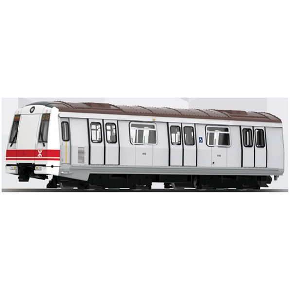 Tiny  1:120th Scale M Train MTR 45A Retro Themed Train