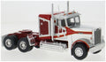 IXO 1:43 Scale Freightliner FLC 120 64 T 1977 Silver/Red