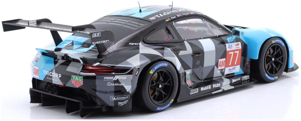 IXO  1:18th Scale Porsche 911 RSR-19 #77 24h Le Mans 2022 Dempsey Proton Ried/Priaulx/Tincknell