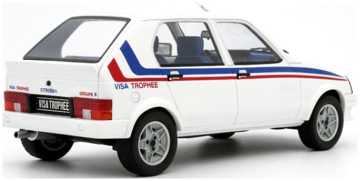OTTO 1:18 Scale Citroen Visa Trophy GR. B White 1983