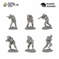 PLASTIC PLATOON 1/32 Scale  USMC SET 2 PPR009