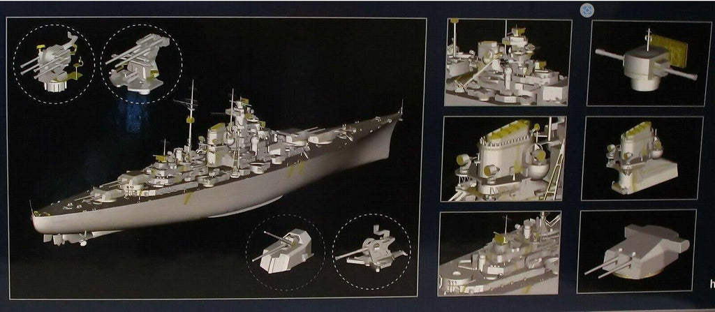 Trumpeter 03702 1/200 Scale Bismarck 1941 Plastic Model Kit