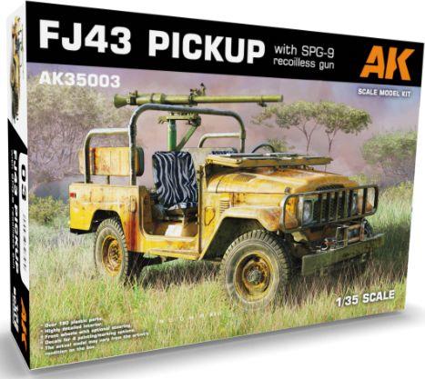 AK Interactive  1:35 Scale FJ43 Pickup w/SPG-9 Recilless Gun