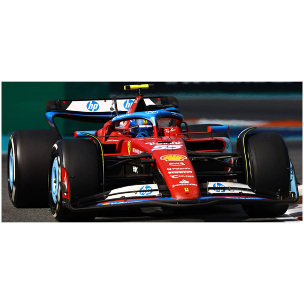 LookSmart 1:18 Scale Ferrari SF-24 #55 5th Miami GP 2024 Carlos Sainz