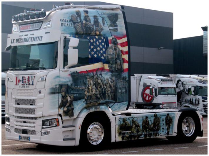 WSi 1:50th Scale Scania S Highline CS20H 4x2 Giberttrans (D-Day)