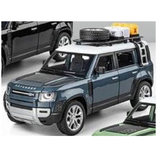 QY Toys 1:24 Scale Land Rover Defender Outdoor Edition Blue