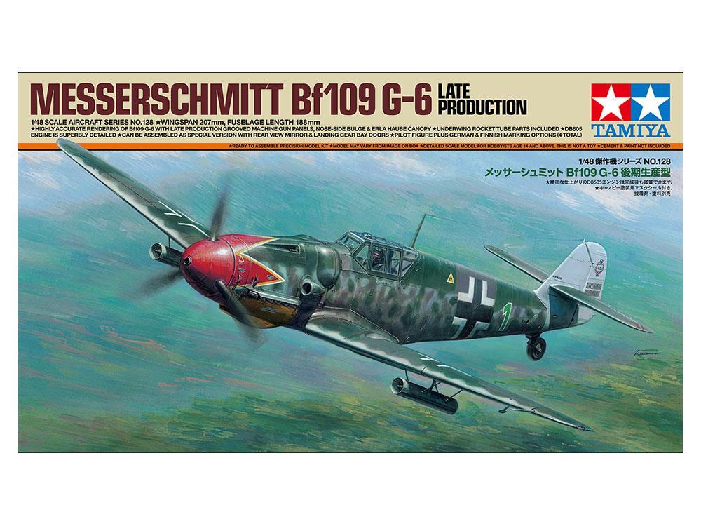 TAMIYA TAM61128 1/48 Scale  BF109 G-6 LATE