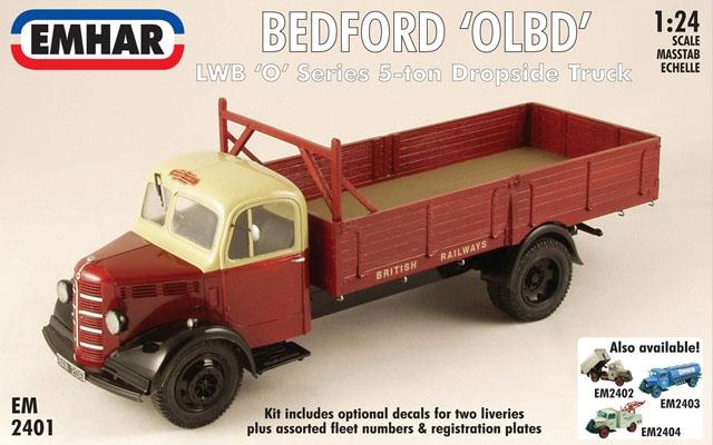 Emhar Kits 1:24 Scale Bedford O Series LWB Dropside Truck