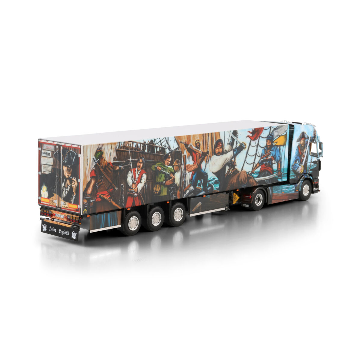 WSi 1:50 Scale DAF XG+ 4x2 Reefer Trailer 3 Axle Heide Logistik