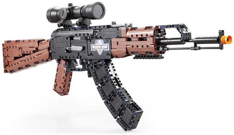 CADA N/A Scale AK-47 Assault Rifle Brick Model Gun (738 pcs)