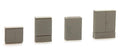 Artitec H0 Scale Switch Boxes Set B 1:87 Ready-Made, Painted
