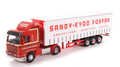 Oxford Diecast 76S143004 1:76 Scale Scania 143 Short Curtainside Sandy Kydd