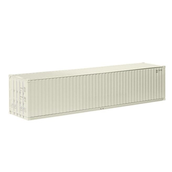 NZG 1:50 Scale 40 Ft Sea Container, 'Cream White'