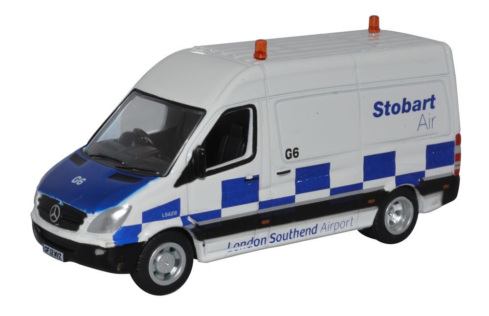 Oxford Diecast 1:76 Scale Mercedes Sprinter Van Stobart Air