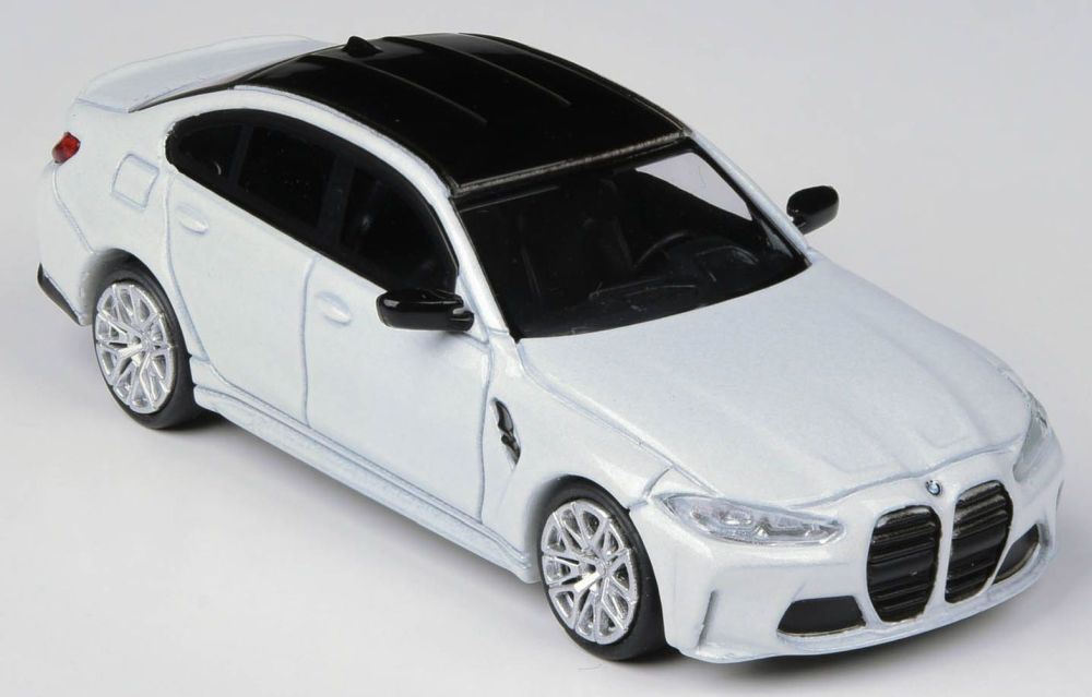 Paragon 1:64 Scale BMW M3 (G80) Frozen White (RHD)