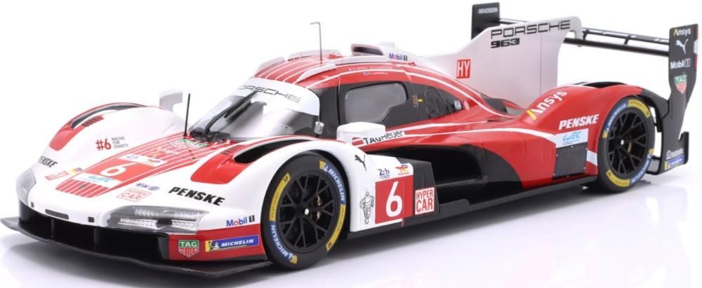 IXO 1:18th Scale Porsche 963 #6 2nd 24h Le Mans 2025 Penske Estre/Vanthoor/Campbell