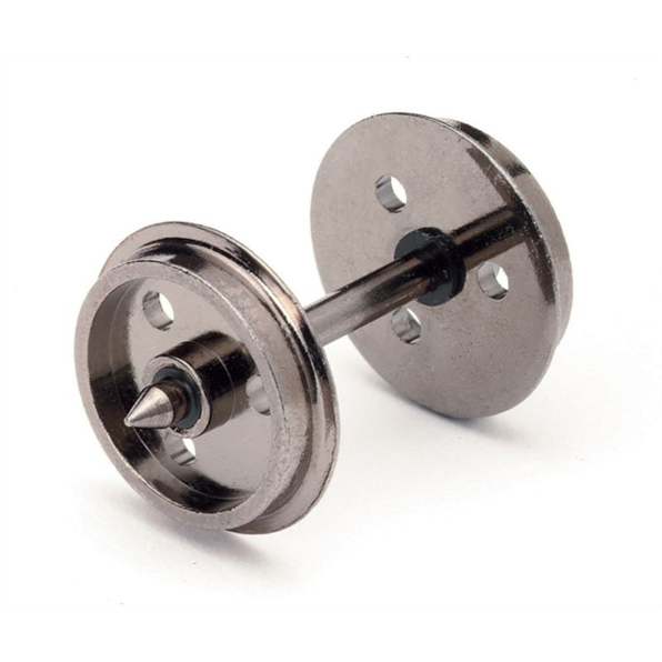 Hornby 1:76 / H0 / 00 Scale 12.6mm Disc Wheels - 3 hole  (Pack 10)