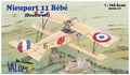Valom Model Kit 14413 1/144 Scaleth Scale Nieuport 11 Bébé (double set)