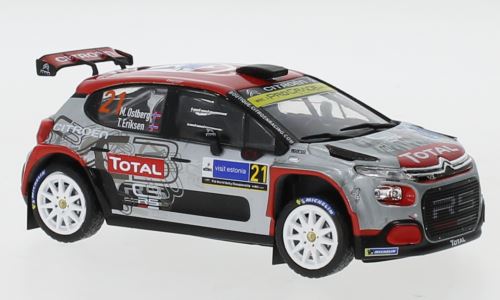 IXO 1:43 Scale Citroen C3 R5 #21 WRC Rallye Estonia 2020 M.Ostberg/T.Eriksen