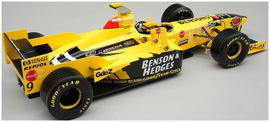 Tecnomodel  1:18th Scale Jordan Honda 198 1998 Imola GP #9 Damon Hill w/Driver