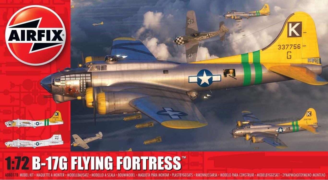 Airfix A08017B 1/72 Scale USAAF B-17G Flying Fortress