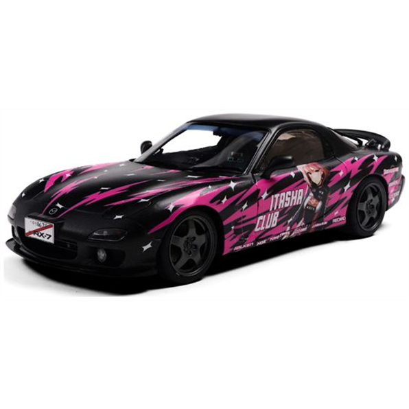 Solido 1:18 Scale Mazda RX7 FD3RS Solido Works Itasha Club Pink 1999