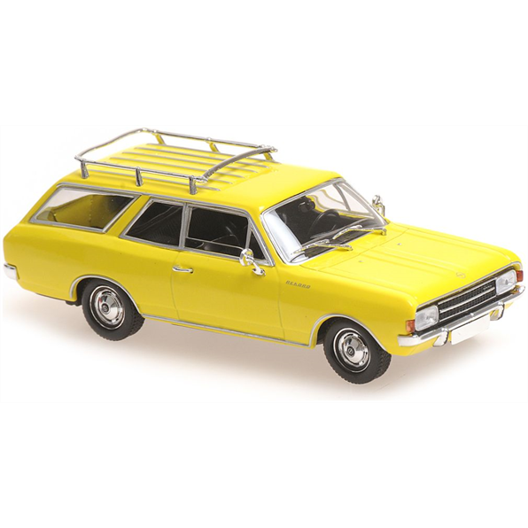 Minichamps 1:43 Scale Opel Rekord C Caravan - 1969 - Yellow