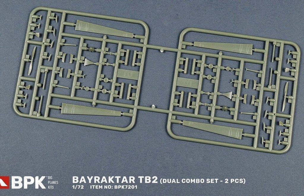 Big Planes Kits BPK7230 1/72 Scale Bayraktar TB2 Dual Combo Set