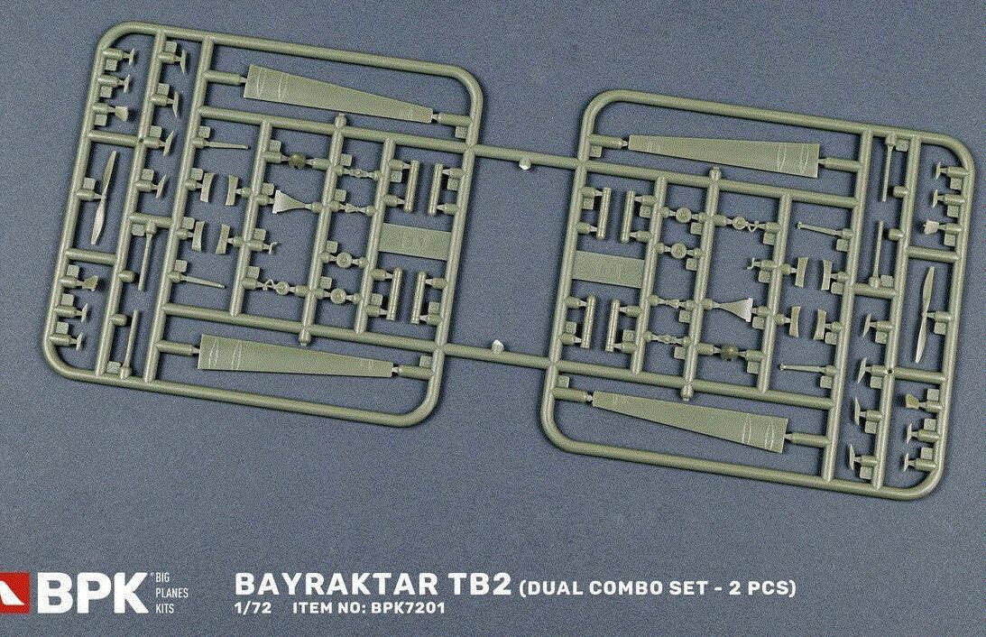 Big Planes Kits BPK7230 1/72 Scale Bayraktar TB2 Dual Combo Set