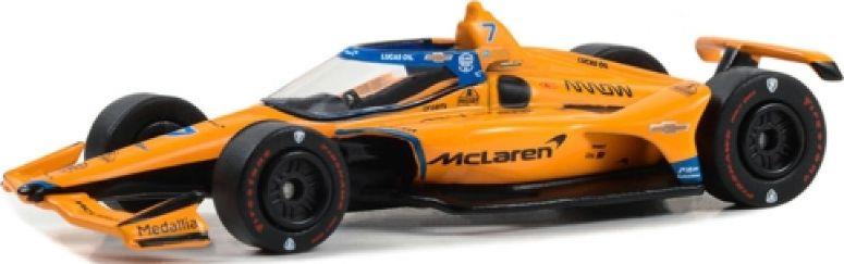 Greenlight 1:64 Scale NTT Indycar Series 2023 #7 A.Rossi/Arrow McLaren 60th Anniversary Triple Crown Indy