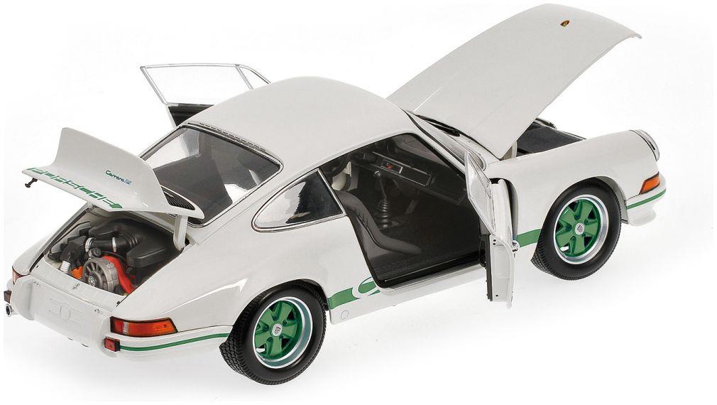 Minichamps 1:18 Scale Porsche 911 Carrera RS 1972 White (Opening Parts)