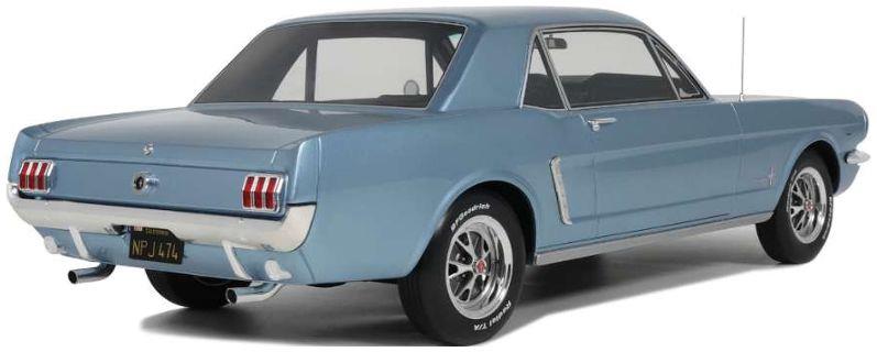 OTTO 1:12 Scale Ford Mustang V8 Hard Top Silver Blue Pony 1965