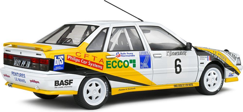 Solido 1:18 Scale Renault R21 Turbo GR.A White Rally Charlemagne 1991