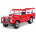 Burago 1:24 Scale Land Rover S3 109 - Red