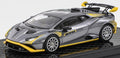 LCD  1:64th Scale Lamborghini Huracan STO Silver Grey (Tailgate Can Be Opened)
