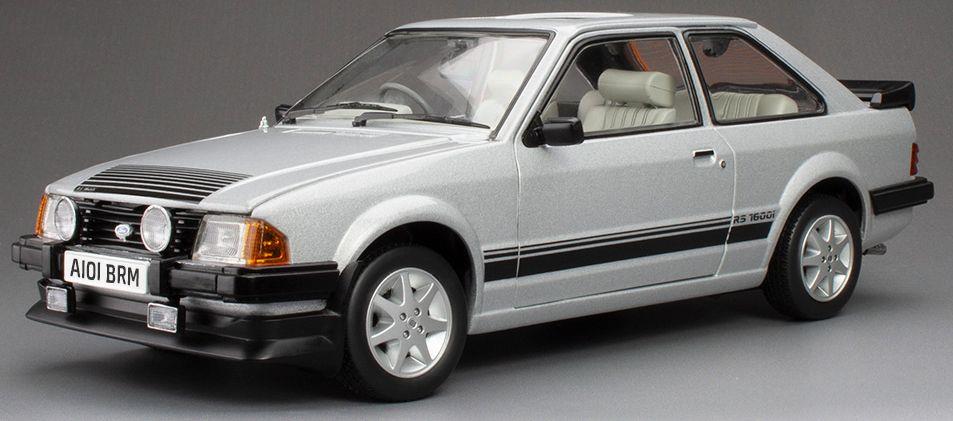 Sunstar 1:18th Scale Ford Escort RS1600i 1984 Strato Silver
RHD UK Exclusive - Limited Edition 360pcs